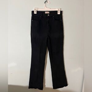 PACSUN Stretch Black High Waisted Bootcut Jeans